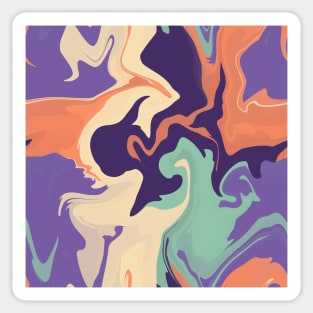 Seamless Liquid Pattern Sticker